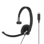 Headset CS295 Mono USB med støjreducerende mikrofon - Sort Headset CS295 Mono On-Ear Mic USB Sort