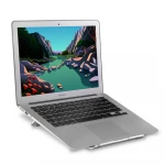 DESIRE2 Portabel Laptop Stander Sølv - Ergonomisk Design til Mac & Bærbare Computere Laptop Stander Portabel Sølv