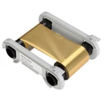 Guld farvebånd til Evolis Zenius, Primacy, Edikio Flex og Duplex | Høj kvalitet & skarpe priser Guld farvebånd til Evolis Zenius, Primacy, Edikio Flex og Duplex