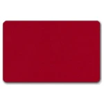Plastkort rød blank 0.76 mm