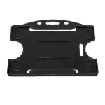 Bæreetui Sort Plast til 1 Kort - Hold Dit Kort Sikkert og Beskyttet Bæreetui sort plast til 1 kort