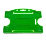 Bæreetui Grøn Plast til 1 Kort - Praktisk og Holdbart Etui til Dit Kort Bæreetui grøn plast til 1 kort