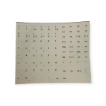 Tastatur Sticker - Dansk Layout - Grå Tastatur Sticker - Dansk Layout - Grå