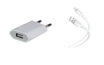 Kabel og adapter pakke 5W - USB-A til Mikro USB - Android