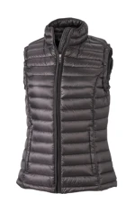 Dame Dunvest - Vind- og Vandafvisende Quilted Vest fra James Nicholson JAMES NICHOLSON LADIES' QUILTED DOWN VEST