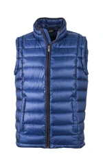 James Nicholson Herre Quiltet Dunvest - Vind- og Vandafvisende med Kontrast Detaljer JAMES NICHOLSON MEN'S QUILTED DOWN VEST