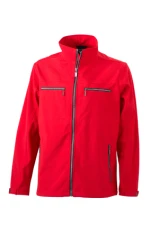 JAMES & NICHOLSON HERRE SOFTSHELL JAKKE - TRENDY DESIGN OG PRAKTISKE FUNKTIONER JAMES & NICHOLSON MEN'S TAILORED SOFTSHELL