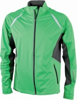 JAMES & NICHOLSON MEN'S SPORTS JACKET WINDPROOF" - Windproof running jacket with 3-layer front material with TPU membr JAMES & NICHOLSON MEN'S SPORTS JACKET WINDPROOF