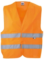 James & Nicholson Safety Vest Adults - High Visibility EN471 Class 2 JAMES & NICHOLSON SAFETY VEST ADULTS