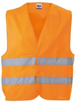 JAMES & NICHOLSON EN471 Klasse 2 med Fluorescerende Farver JAMES & NICHOLSON SAFETY VEST KIDS