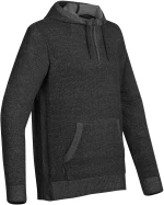 MEN'S LODEN HÆTTEBLUSE I BOMULD MED LYNÅSNING OG KÆNGURULOMMER MEN'S LODEN L/S HOODY