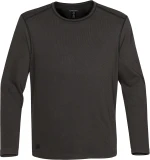 Men's Hanford Crew Neck Top - 100% Cotton, Flatlock Seams & Ribbed Collar MEN'S HANFORD CREW NECK TOP