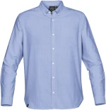 Men's Wexford Chambray Shirt - Easy Care Cotton-Poly Blend with Button-Down Collar MEN'S WEXFORD CHAMBRAY SHIRT