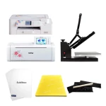 Brother sublimations pakke med SDX1250 Sk&aelig;replotter, SP1 Printer og standard varmepresser