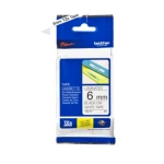 Brother original TZe211 tape – sort på hvid, 6 mm bred Brother original TZe211 tape – sort på hvid, 6 mm bred
