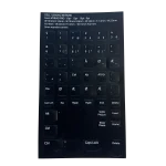 Tastatur Sticker - Dansk Layout - Sort - DELL/Lenovo Keyboard Tastatur Sticker - Dansk Layout - Sort - DELL/Lenovo Keyboard