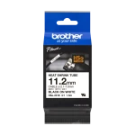 Brother original HSe-231E - 11,2 mm krympeflextape i sort på hvid Brother original HSe-231E - 11,2 mm krympeflextape i sort på hvid