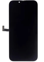 iPhone 14 Pro- Soft OLED LCD Sk&aelig;rm - Sort