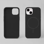 iPhone 15 Magsafe Case Silicone Thin - Sort