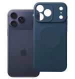 iPhone 17 Pro Max / 18 Pro Max Back Case MAGSAFE Silicon  Cover - bl&aring;
