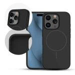 iPhone 15 Pro Magsafe silicon THIN back cover  - sort