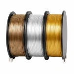 SKILPRO - Silky PLA++ Filament pakke - S&oslash;lv, bronze og guld - 3 x 1 kg