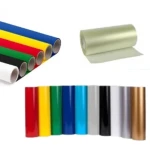 Startpakke med Skiltefolie (10 Farver) og Tekstilfolie (6 Farver), 30 cm x 5 m