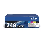 Original Brother sampak CMYK toner til LED-Printer - TN-248VAL