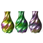 Gold, Green And Purple - 3DE Premium - Silky PLA - 1.75mm