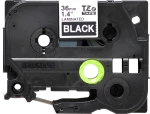 Brother original TZe365 tape &ndash; hvid tekst p&aring; sort, 36 mm bred