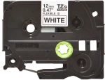 Brother original TZe-FX231 tape &ndash; sort p&aring; hvid, 12 mm bred