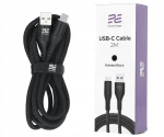 Encore USB-A til USB-C Kabel - 2 Meter - Sort