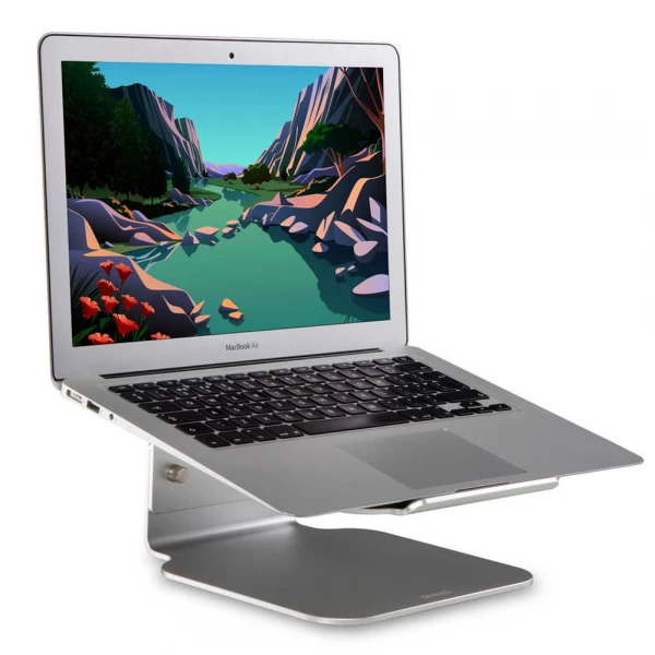 Laptop Stander Riser Elevator Justerbar Universal Sølv Laptop Stander Riser Elevator Justerbar Universal Sølv