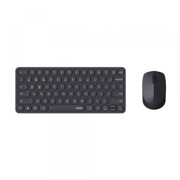 Tastatur/Mus Sæt 9010M Trådløs Multi-Mode Sort Tastatur/Mus Sæt 9010M Trådløs Multi-Mode Sort