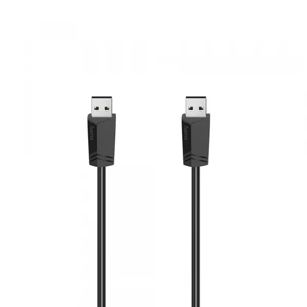 Kabel USB A-A Sort 1.5m Kabel USB A-A Sort 1.5m