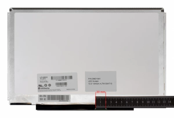 13.3" WXGA LED Skærm Panel - Billig og Hurtig Levering 13.3" WXGA (1280x800) LED Glossy Display 40 pin LCD type 3