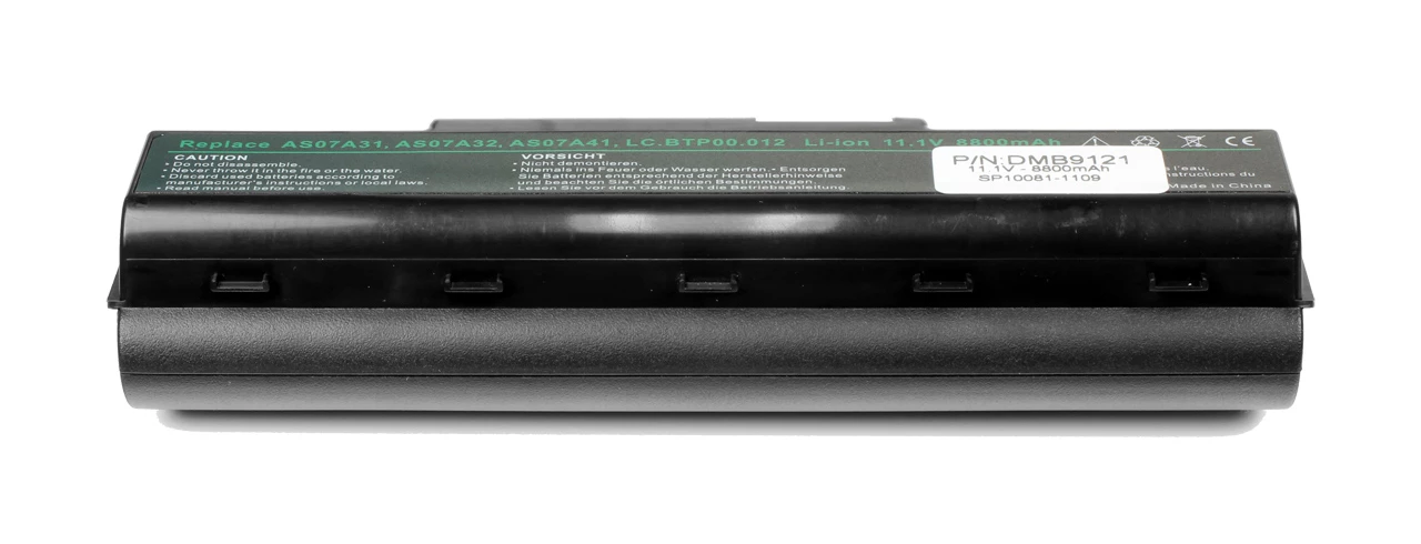 1.1V 8800mAh Lithium Ion Batteri til Bærbar - Sort, Høj Kvalitet 11.1V min. 8800mAh kvalitets lithium ion batteri til Bærbar computer - sort (Ikke egnet til dockingstation)