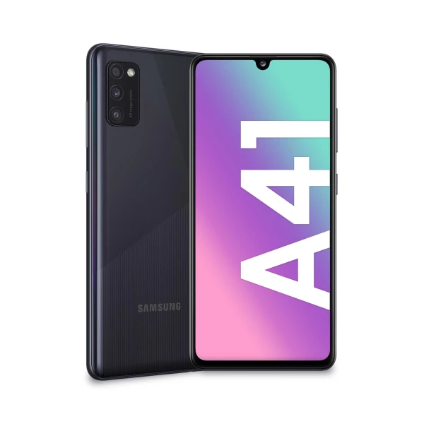Samsung Galaxy A41 64GB genbrugt - sort smartphone Samsung Galaxy A41 64GB (Prism Crush Black) - Grade B
