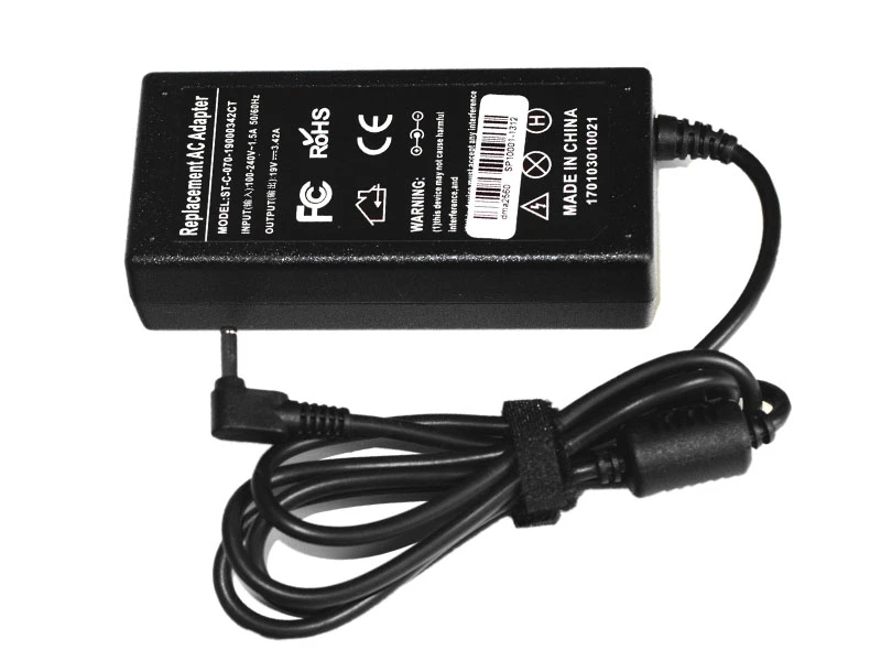 Asus 65W strømforsyning 19V kompitabel med 4.0mm x 1.35mm stik - Hurtig levering og prisgaranti Asus 65W 19V 3.42A strømforsyning med 4.0mm x 1.35mm stik - Kompatibel