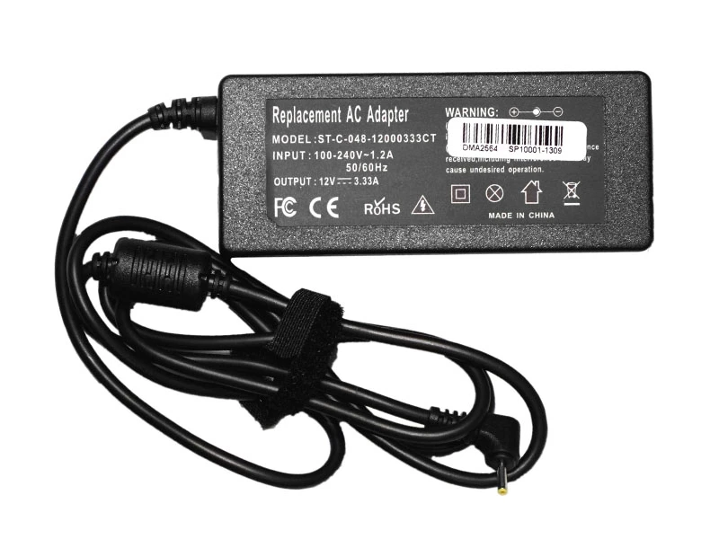 Samsung 40W 12V 3.33A Strømforsyning - Køb Online Med Hurtig Levering Samsung 40W 12V 3.33A strømforsyning med 2.5mm x 0.7mm Barrel - Kompatibel