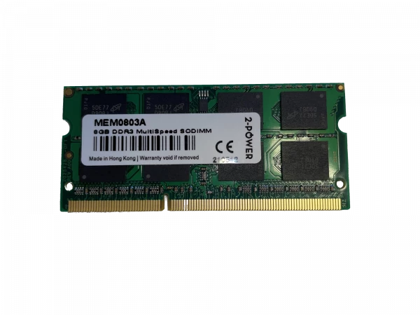 DDR3 8GB SoDIMM RAM MultiSpeed 1066/1333/1600MHz 2-Power | Laptop Hukommelse DDR3 8GB MultiSpeed 1066/1333/1600Mhz 2-Power SoDIMM RAM