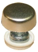 Skruehætte RAL 9006 - 25 stk.