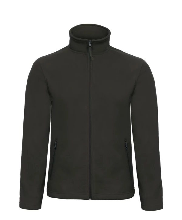 B&C ID501 Microfleece Herre - Micro Fleece Jakke med Tone-i-Tone Lynlås og Stiklommer B&C ID501 MICROFLEECE / MEN