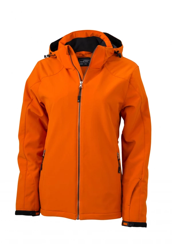 JAMES & NICHOLSON Women's Wintersport Jacket - Waterproof Softshell Ski Coat JAMES & NICHOLSON LADIES' WINTERSPORT JACKET