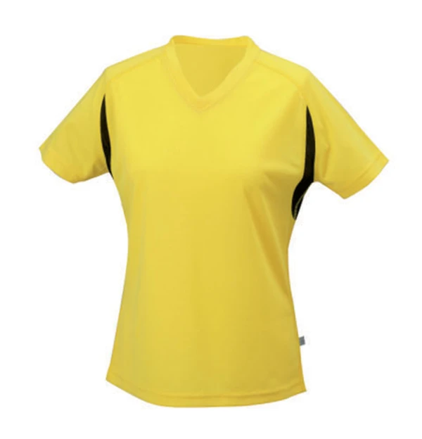 JAMES & NICHOLSON Damer Løbe-T-shirt – Komfortabel, Svedtransporterende & Hurtigttørrende JAMES & NICHOLSON LADIES' RUNNING-T