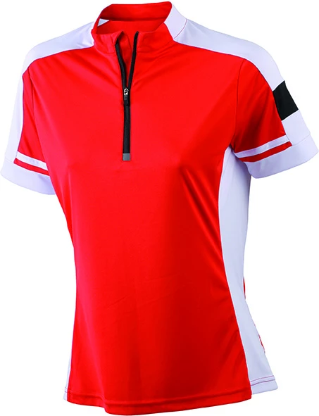 James & Nicolson Women's Bike-T Half Zip - Breathable Cycling Jersey JAMES & NICOLSON LADIES' BIKE-T HALF ZIP