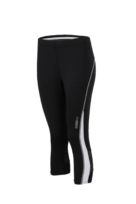 JAMES & NICHOLSON Ladies' Running Tights ¾ - Breathable & Reflective JAMES & NICHOLSON LADIES' RUNNING TIGHTS
