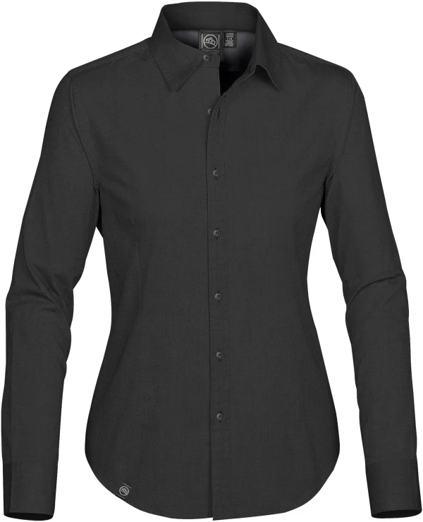 WOMEN'S HANFORD L/S SKJORTE - 100% BOMULD, KNAPPET LUKNING, BRYSTLOMME WOMEN'S HANFORD L/S SHIRT