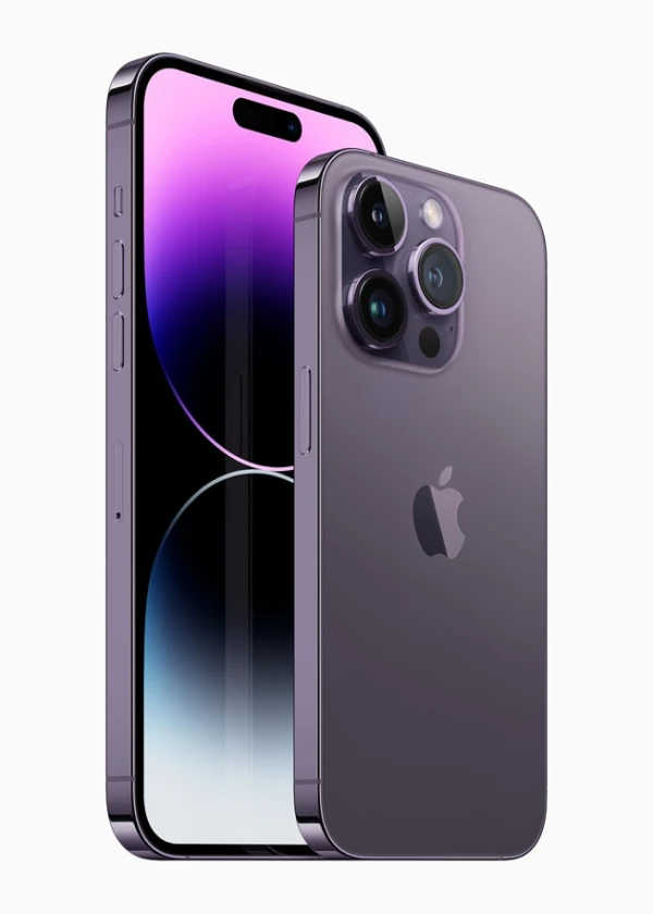 Apple iPhone 14 Pro Max 128GB – Genbrugt Deep Purple Apple iPhone 14 Pro Max 128GB (Deep Purple) e-sim - Grade B