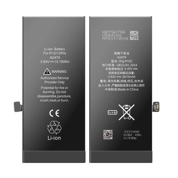 iPhone 12/12 Pro - Batteri Diagnosable
